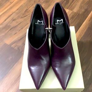 COPY - Marc Fisher wine zip bootie